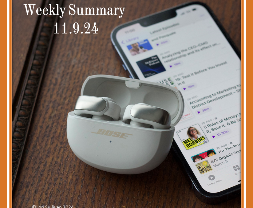 Weekly Summary – 11.9.24